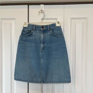 Vintage Jean Nicole Classic Denim Skirt - Size  3/4.
